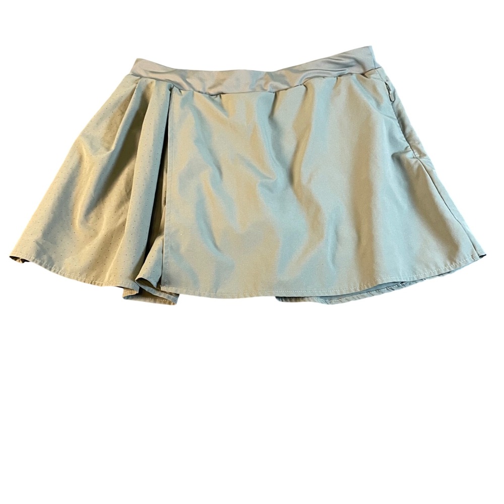 Women's Avia Pleated Skort Green Size Small (4-6)‎ Bike Shorts Athletic Sporty